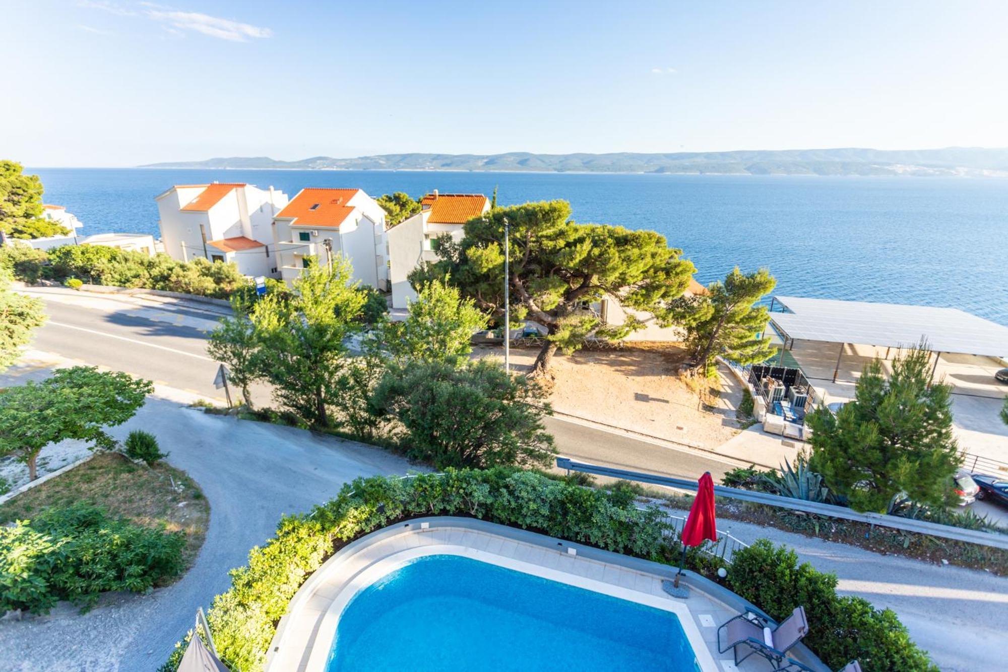 Magnificent Villa With Pool, Hot Tub, Sea View, Sauna 미미체 외부 사진